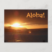 Aloha von Hawaii Postcard Postkarte (Vorderseite)
