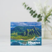Aloha von Hawaii Postcard Postkarte (Stehend Vorderseite)
