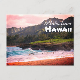 Aloha von Hawaii Postcard Postkarte