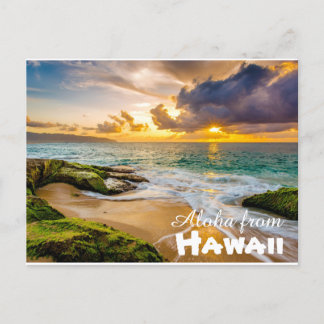 Aloha von Hawaii Postcard Postkarte