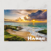 Aloha von Hawaii Postcard Postkarte (Vorderseite)