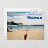 Aloha von Hawaii Postcard Postkarte (Vorne/Hinten)