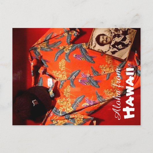 Aloha von Hawaii Postcard Postkarte (Vorderseite)