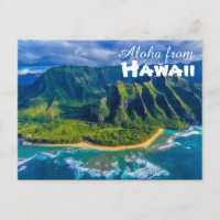 Aloha von Hawaii Postcard