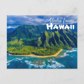 Aloha von Hawaii Postcard Postkarte