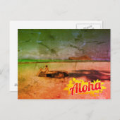 Aloha von Hawaii Postcard Postkarte (Vorne/Hinten)