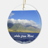 Aloha von Maui Keramikornament (Links)