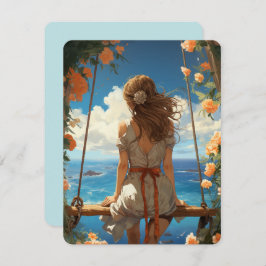 Aloha von Paradise Hawaii Feiertagskarte