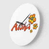 Aloha Wanduhr (Winkel)