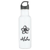 Aloha Water Edelstahlflasche (Vorderseite)