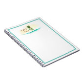 Aloha Watercolor Ananas Island Notizblock (Rechte Seite)