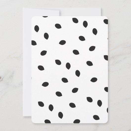 Aloha Watermelon Ananas Einladung (Rückseite)