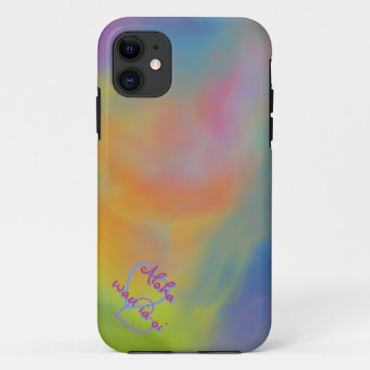 Aloha wau ia oi (i-Liebe Sie hawaiische Art) Fall Case-Mate iPhone Hülle (Rückseite)