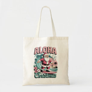 Aloha Weihnachten Hawaii Santa Surfen Tropisch Tragetasche