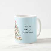 Aloha-Weihnachtsbaum Kaffeetasse (VorderseiteRechts)