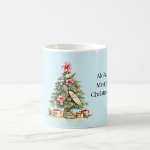 Aloha-Weihnachtsbaum Kaffeetasse