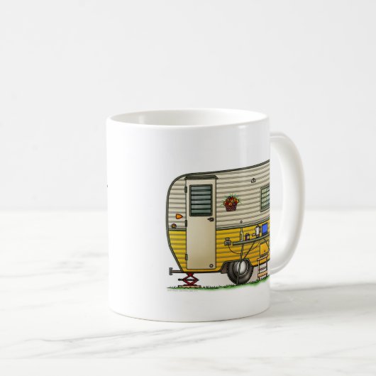 Aloha Wohnwagenanhänger Kaffeetasse (VorderseiteRechts)