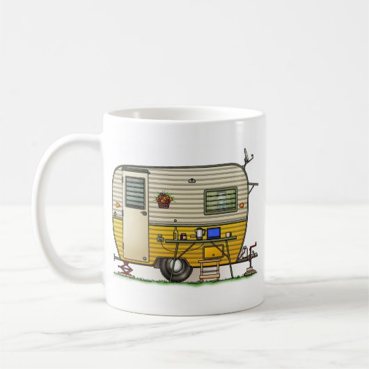 Aloha Wohnwagenanhänger Kaffeetasse (Links)