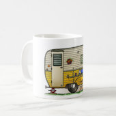 Aloha Wohnwagenanhänger Kaffeetasse (Vorderseite Links)