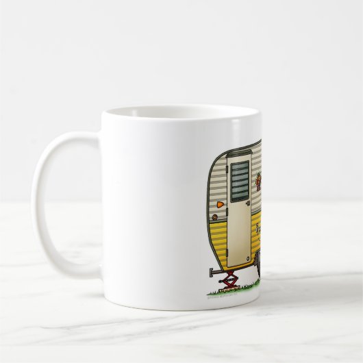 Aloha Wohnwagenanhänger Kaffeetasse (Links)