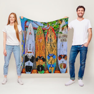 Aloha Yall Fleecedecke