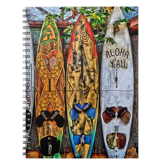 Aloha Y'all-Notebook Notizblock (Vorderseite)