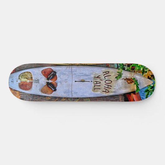 Aloha Yall Skateboard (Horizontal)