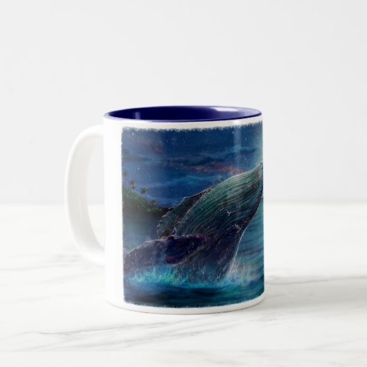 Aloha Zweifarbige Tasse (Vorderseite Links)