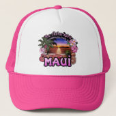 AlohaSpirit ruft mich zurück nach Maui Truckerkappe (Vorderseite)