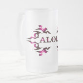 Alola Beer Glass Mattglas Bierglas (Vorderseite Links)