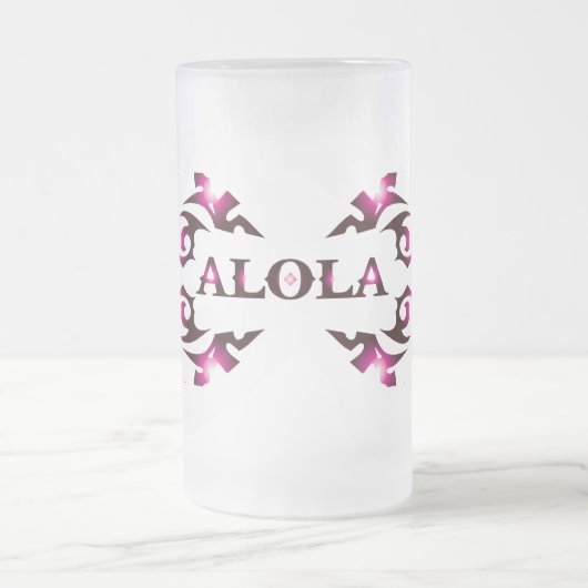 Alola-Bierglas Mattglas Bierglas (Mittel)