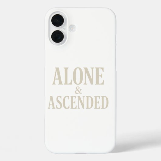 Alone & Ascended - Die Kunst der erhöhten Einsamke Case-Mate iPhone Hülle (Rückseite)