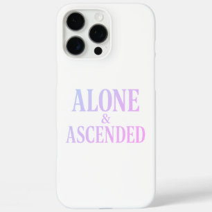Alone & Ascended - Die Kunst der erhöhten Einsamke iPhone 16 Pro Max Hülle