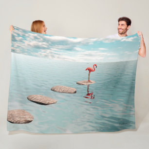 Alone – Stille Balance Fleecedecke