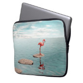 Alone – Stille Balance Laptopschutzhülle (Vorderseite Links)