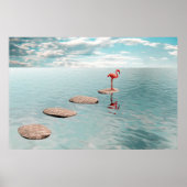 Alone – Stille Balance Poster (Vorne)