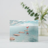 Alone – Stille Balance Postkarte (Stehend Vorderseite)