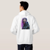 Alone Tax in front Alone Boy sticker in back Hoodie (Schwarz voll)