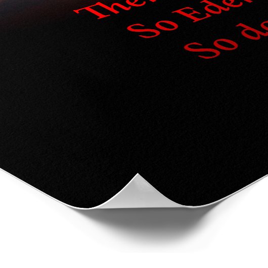 Alone Tree Poster (Ecke)