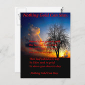 Alone Tree Postkarte (Vorne/Hinten)