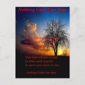 Alone Tree Postkarte (Vorderseite)