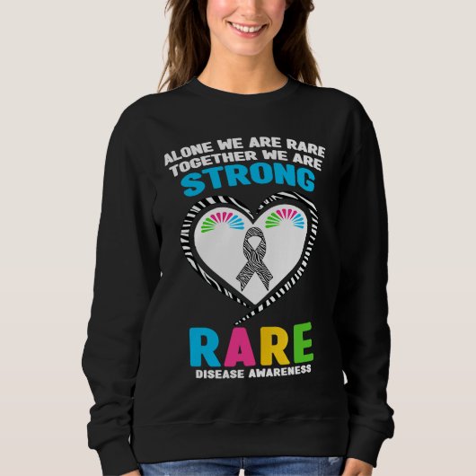 Alone We Are Rare Together We Are Strong Rare Dise Sweatshirt (Vorderseite)