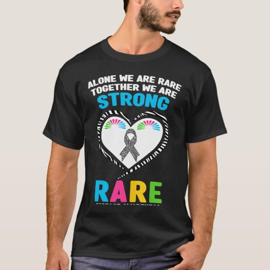 Alone We Are Rare Together We Are Strong Rare Dise T-Shirt (Vorderseite)