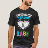 Alone We Are Rare Together We Are Strong Rare Dise T-Shirt (Vorderseite)
