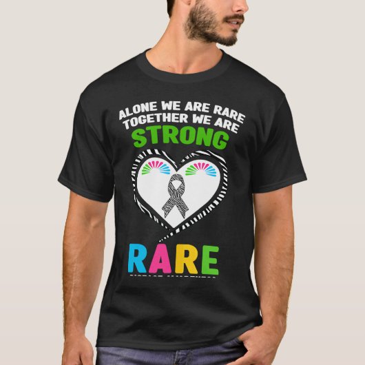 Alone We Are Rare Together We Are Strong Rare Dise T-Shirt (Vorderseite)