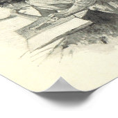 Alone With My Thoughts Poster (Ecke)