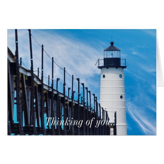 Along Manistee Denken Sie an Sie Notecard (Vorderseite (Horizontal))