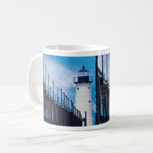Along Manistee Kaffeetasse (Vorderseite Links)