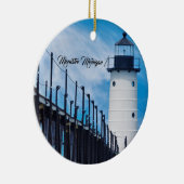 Along Manistee Keramik Ornament (Rechts)