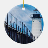 Along Manistee Keramik Ornament (Hinten)